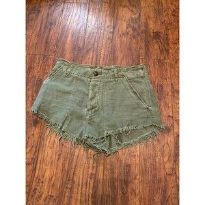 Free People green shorts size 8 womens